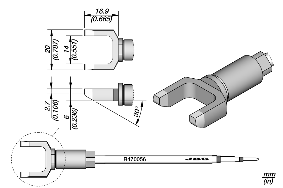 R470056 Faston Terminal Cartridge